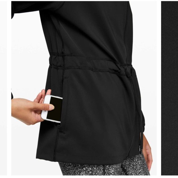 Lululemon Gotta Hustle Jacket Black Size 2 - Picture 4 of 16